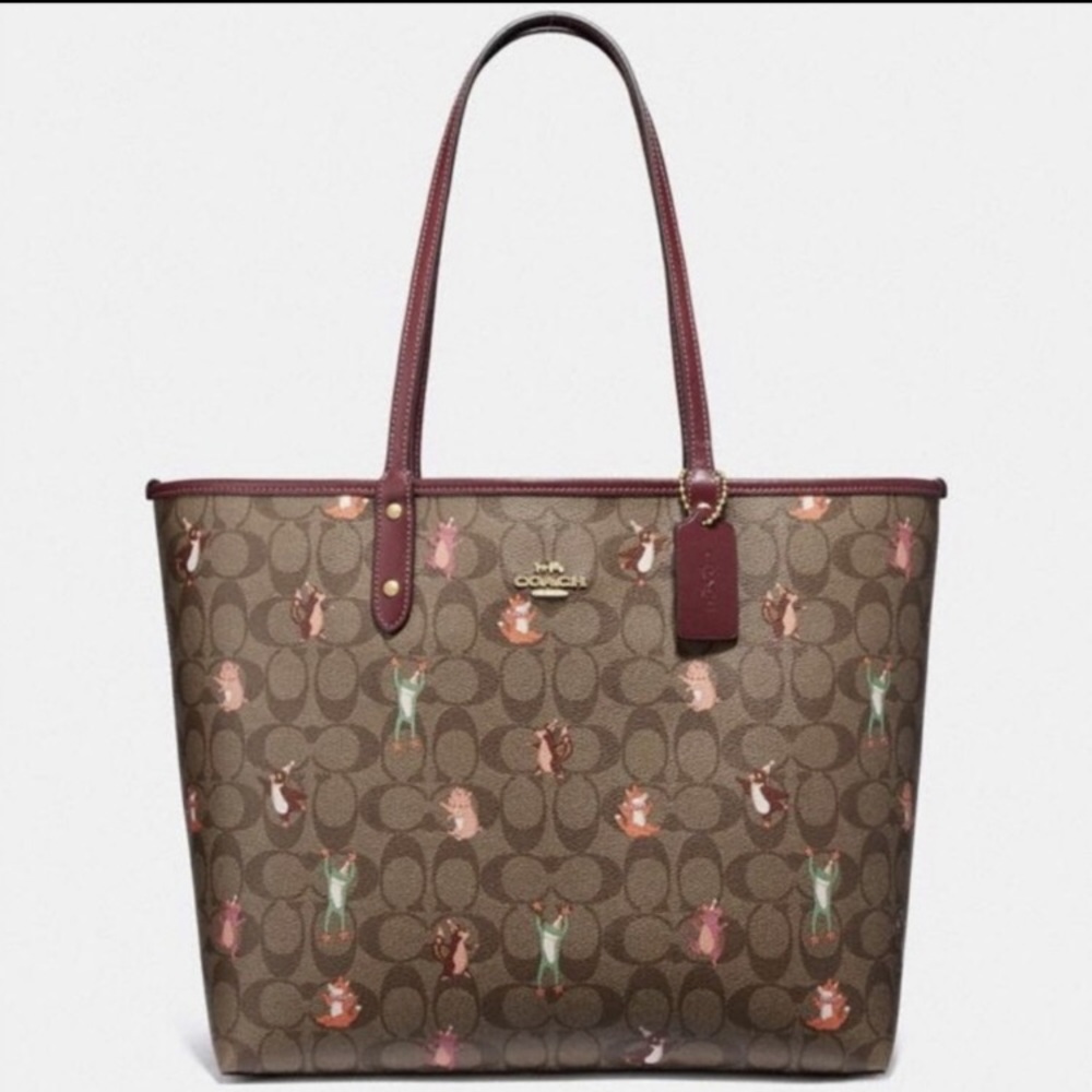NWOT Coach “Party Animals” tote